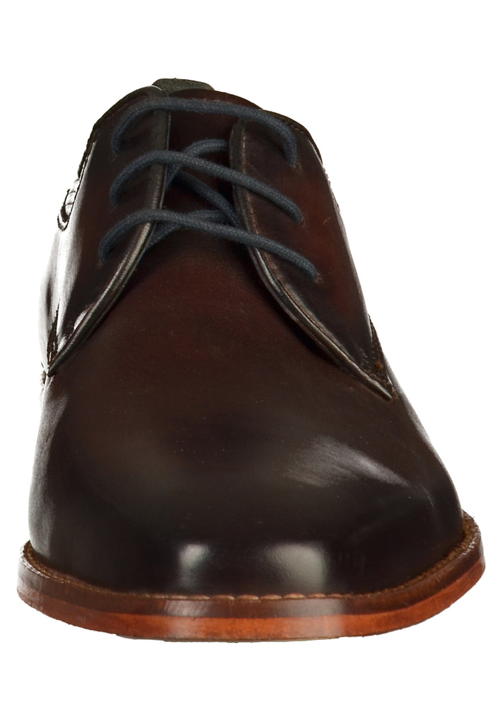 Bugatti Businessschuhe Glattleder Dunkelbraun - surf4shoes