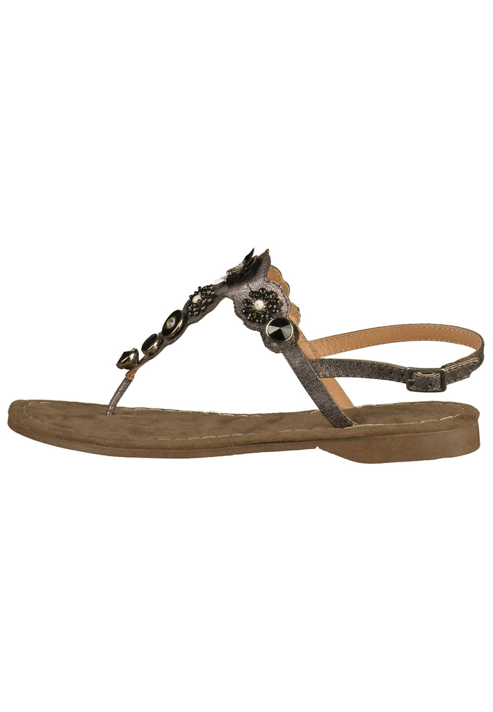 Mustang Zehensteg Lederimitat Anthrazit - surf4shoes