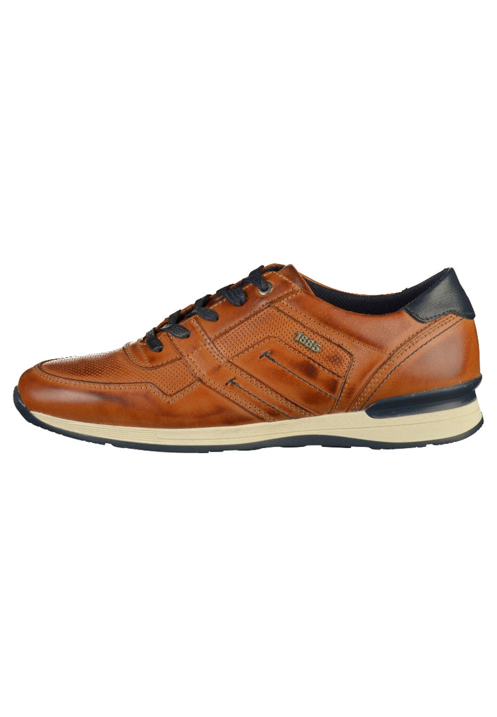 Salamander Sneaker Glattleder Cognac - surf4shoes