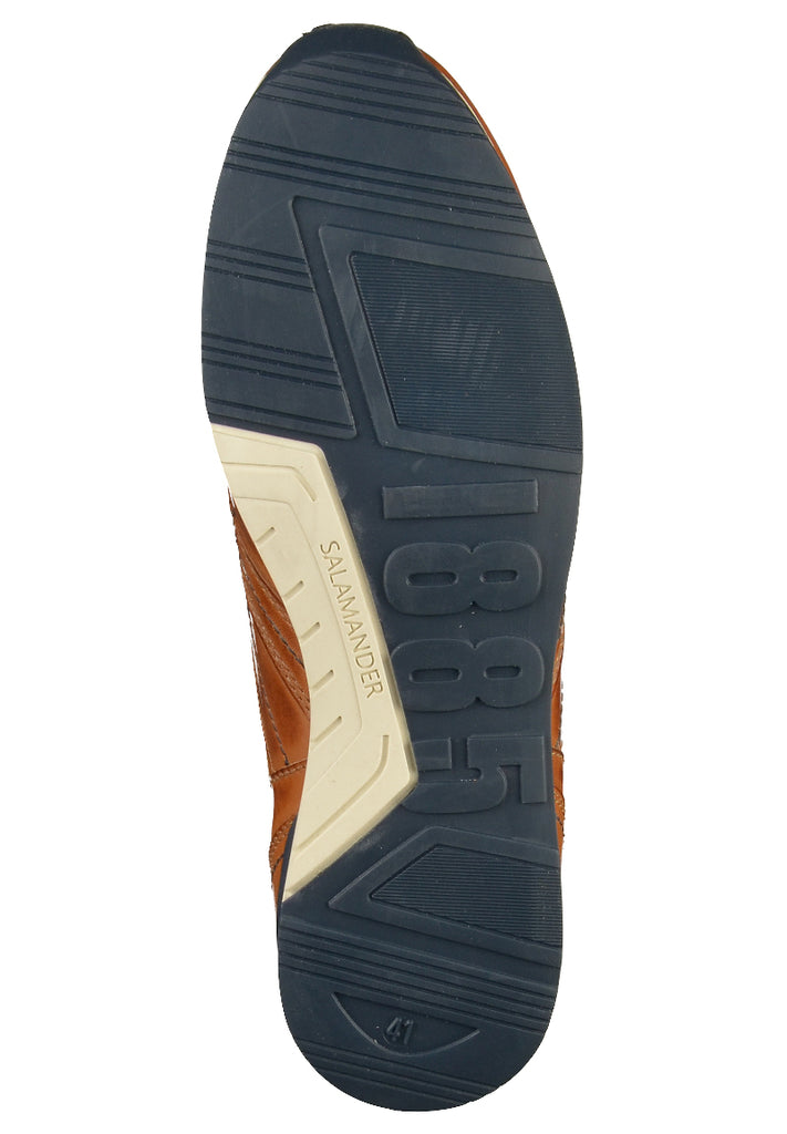 Salamander Sneaker Glattleder Cognac - surf4shoes