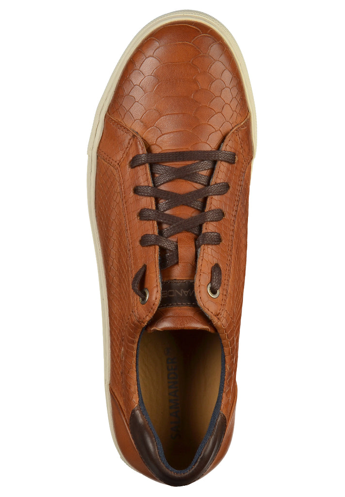Salamander Sneaker Glattleder Cognac - surf4shoes