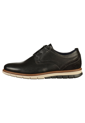 Salamander Halbschuhe Leder Schwarz - surf4shoes