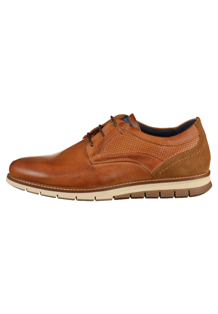 Salamander Halbschuhe Leder Cognac - surf4shoes