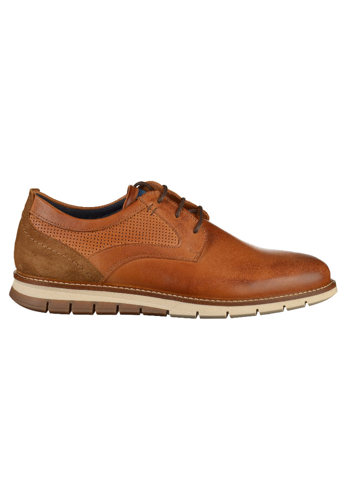 Salamander Halbschuhe Leder Cognac - surf4shoes