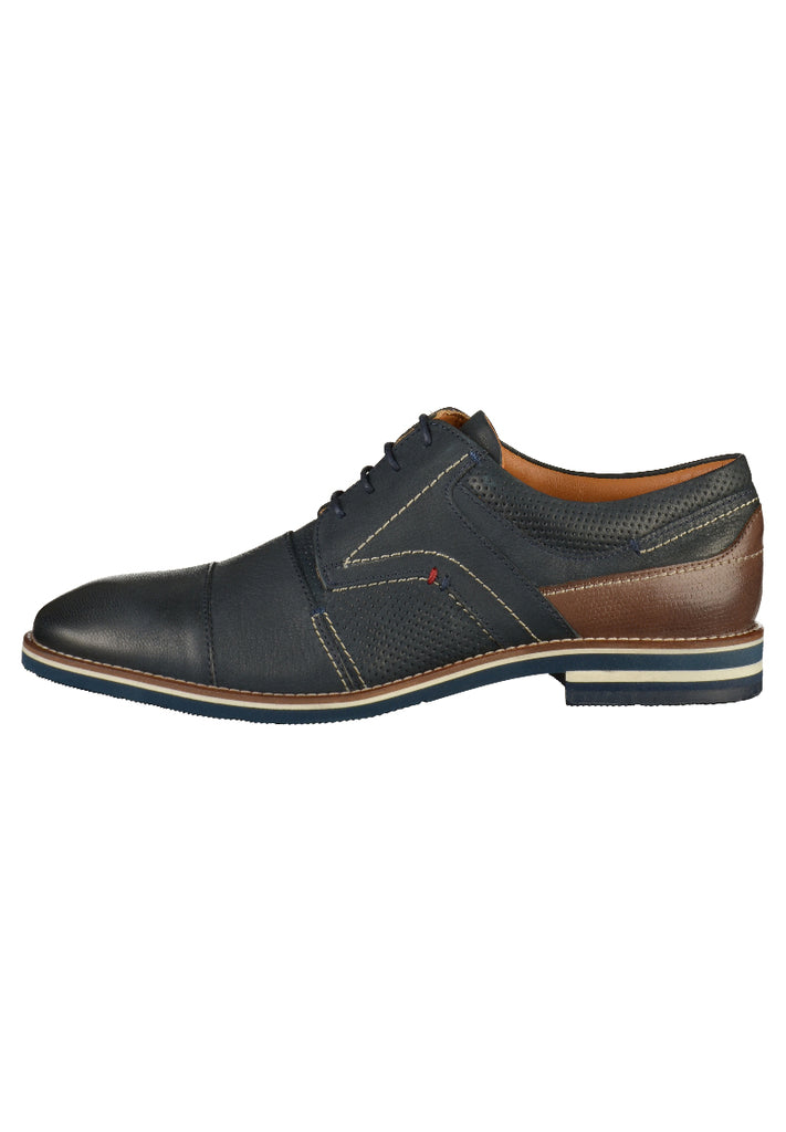 Salamander Businessschuhe Glattleder Navy - surf4shoes