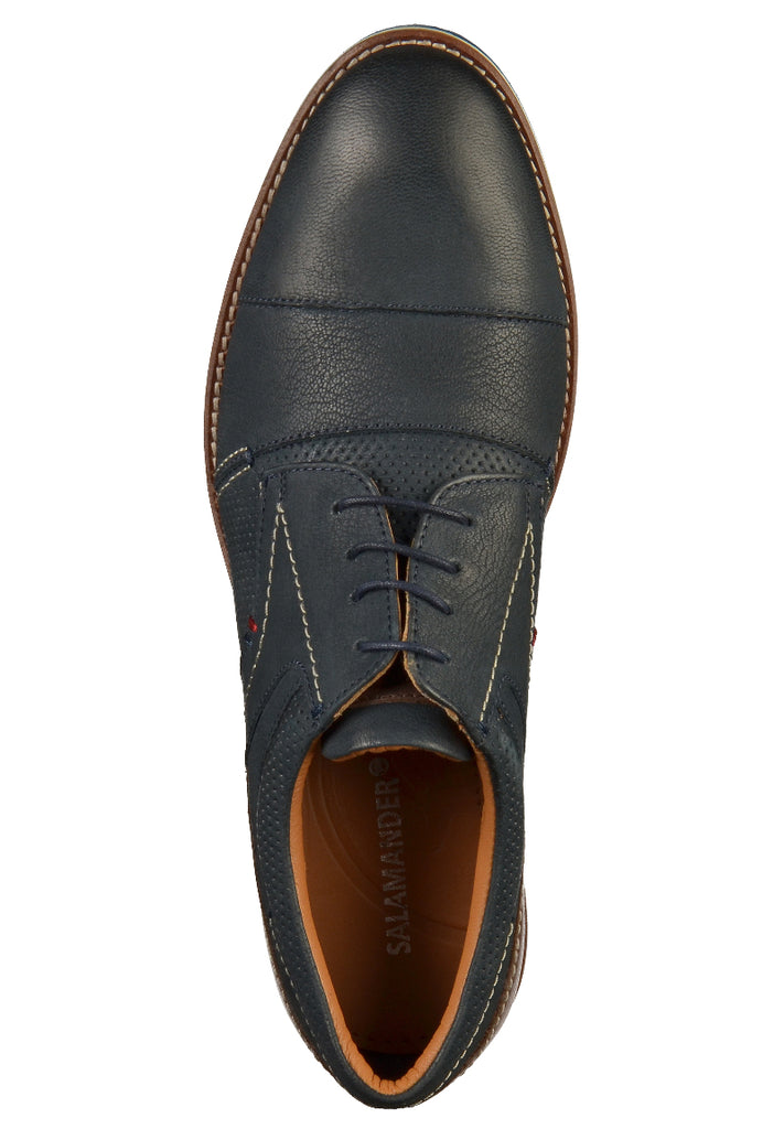 Salamander Businessschuhe Glattleder Navy - surf4shoes