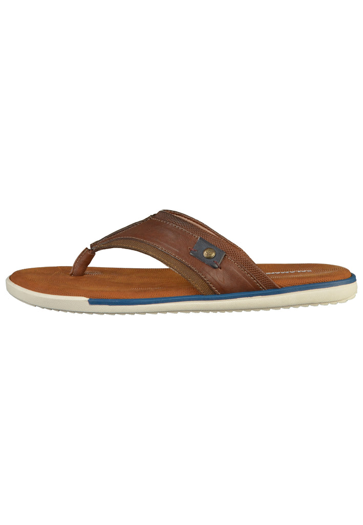 Salamander Zehensteg Leder/Textil Braun - surf4shoes