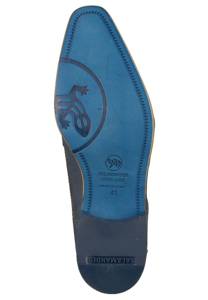 Salamander Businessschuhe Leder Blau - surf4shoes