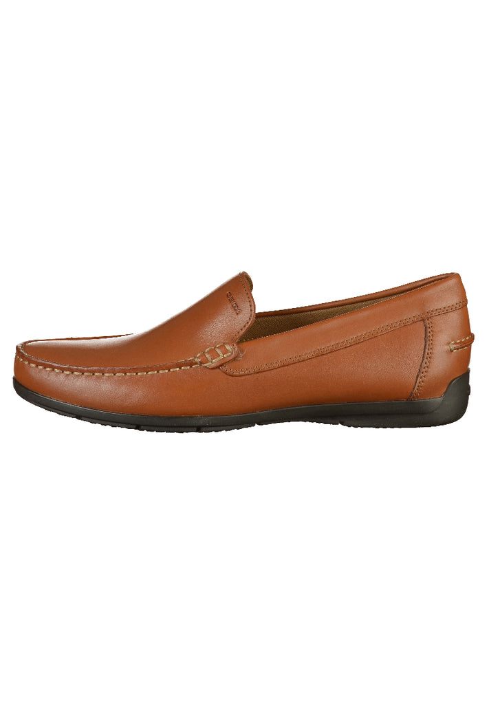 Geox Slipper Leder Cognac - surf4shoes