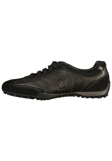 Geox Sneaker Leder Schwarz - surf4shoes