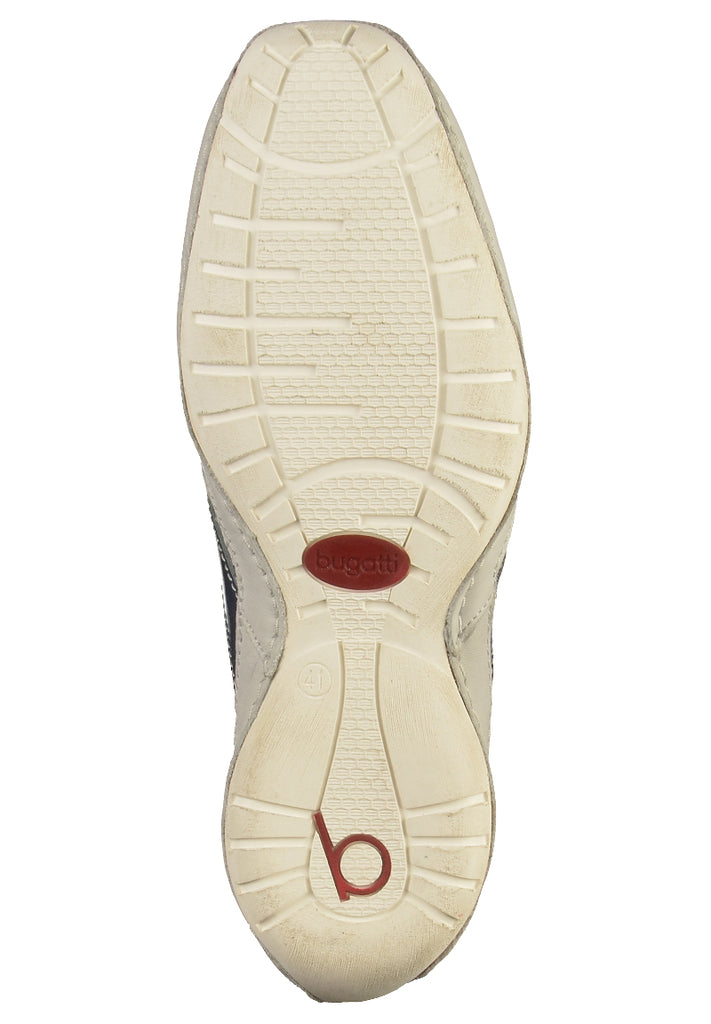 Bugatti Halbschuhe Glattleder Weiß - surf4shoes