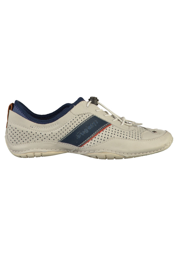 Bugatti Halbschuhe Glattleder Weiß - surf4shoes