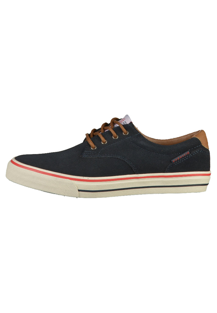 Bugatti Sneaker Lederimitat Dunkelblau - surf4shoes