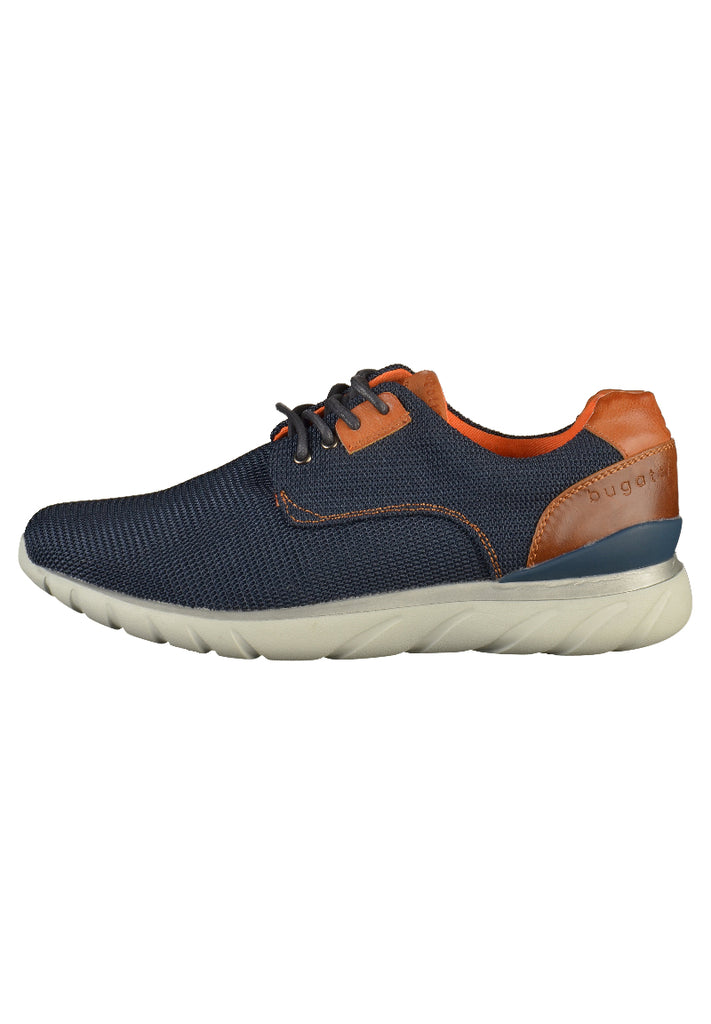 Bugatti Sneaker Lederimitat/Textil Dunkelblau - surf4shoes