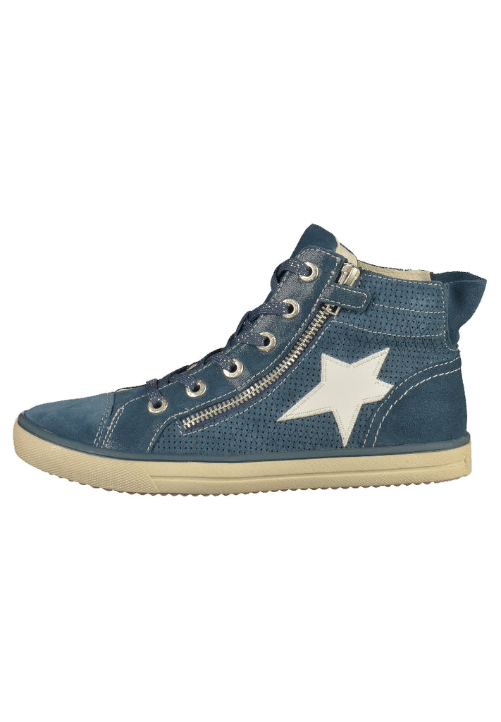 Lurchi Sneaker Veloursleder Jeans - surf4shoes