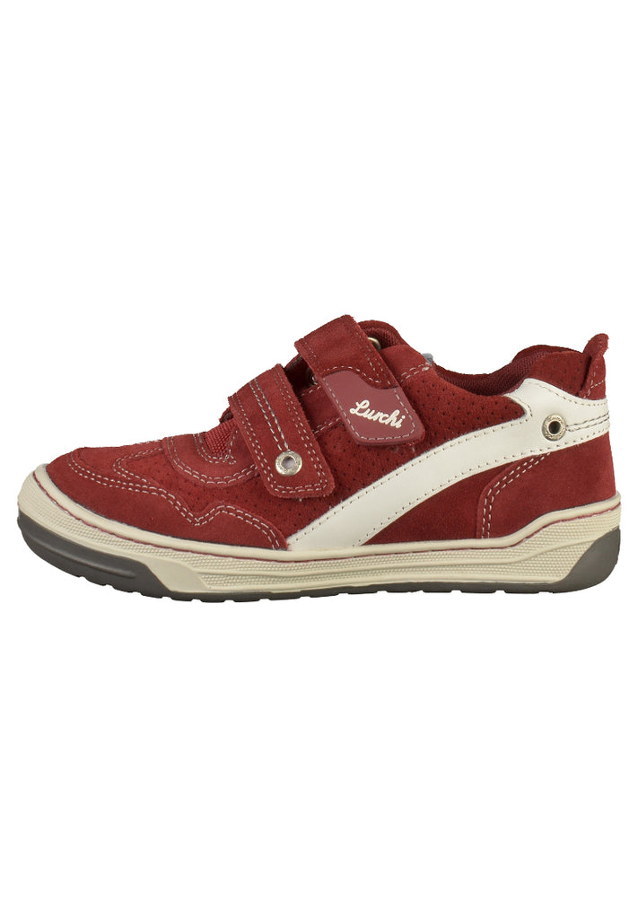 Lurchi Sneaker Veloursleder Dunkelrot - surf4shoes