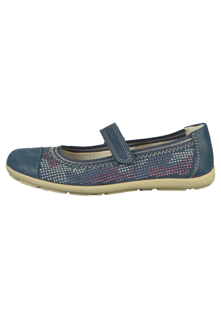 Lurchi Ballerinas Veloursleder Jeans - surf4shoes