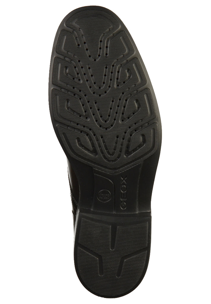 Geox Businessschuhe Leder Schwarz - surf4shoes