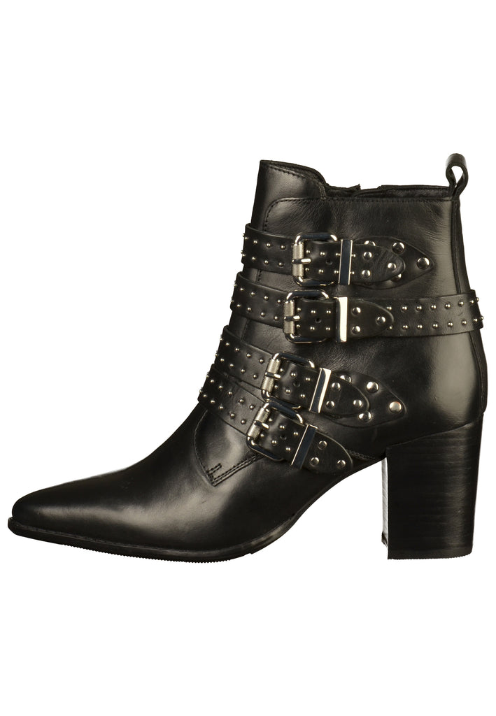 Bronx Stiefelette Leder Schwarz - surf4shoes