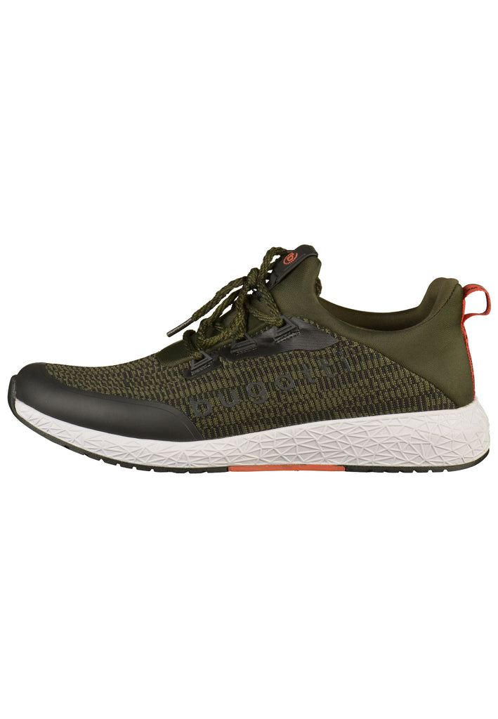 Bugatti Sneaker Lederimitat/Textil Dunkelgrün - surf4shoes