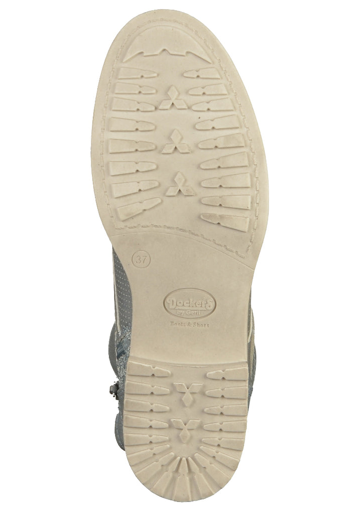 Dockers Stiefelette Lederimitat/Textil Hellblau - surf4shoes