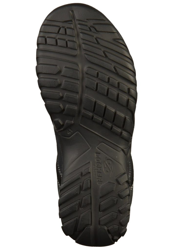 Dockers Clogs Leder/Mesh Schwarz - surf4shoes