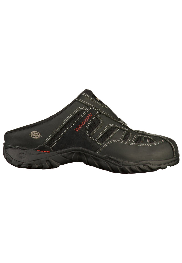 Dockers Clogs Leder/Mesh Schwarz - surf4shoes