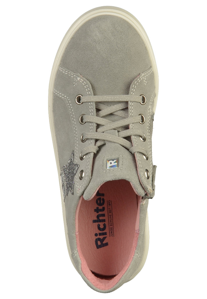 Richter Sneaker Leder Grau/Silber - surf4shoes