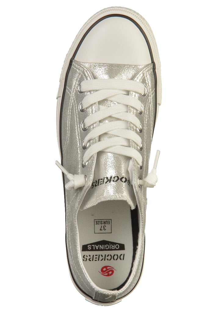Dockers Sneaker Canvas Silber - surf4shoes