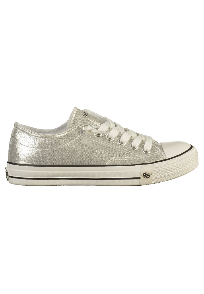 Dockers Sneaker Canvas Silber - surf4shoes