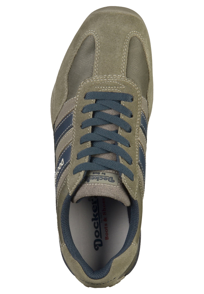 Dockers Sneaker Leder Dunkelgrau - surf4shoes