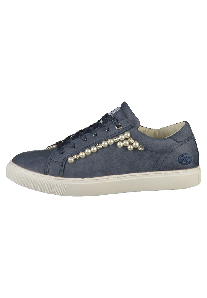 Dockers Sneaker Lederimitat Navy - surf4shoes