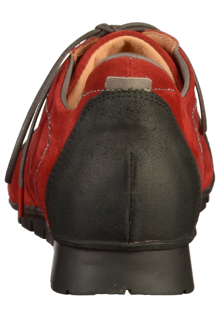 Think! Halbschuhe Veloursleder Rot - surf4shoes