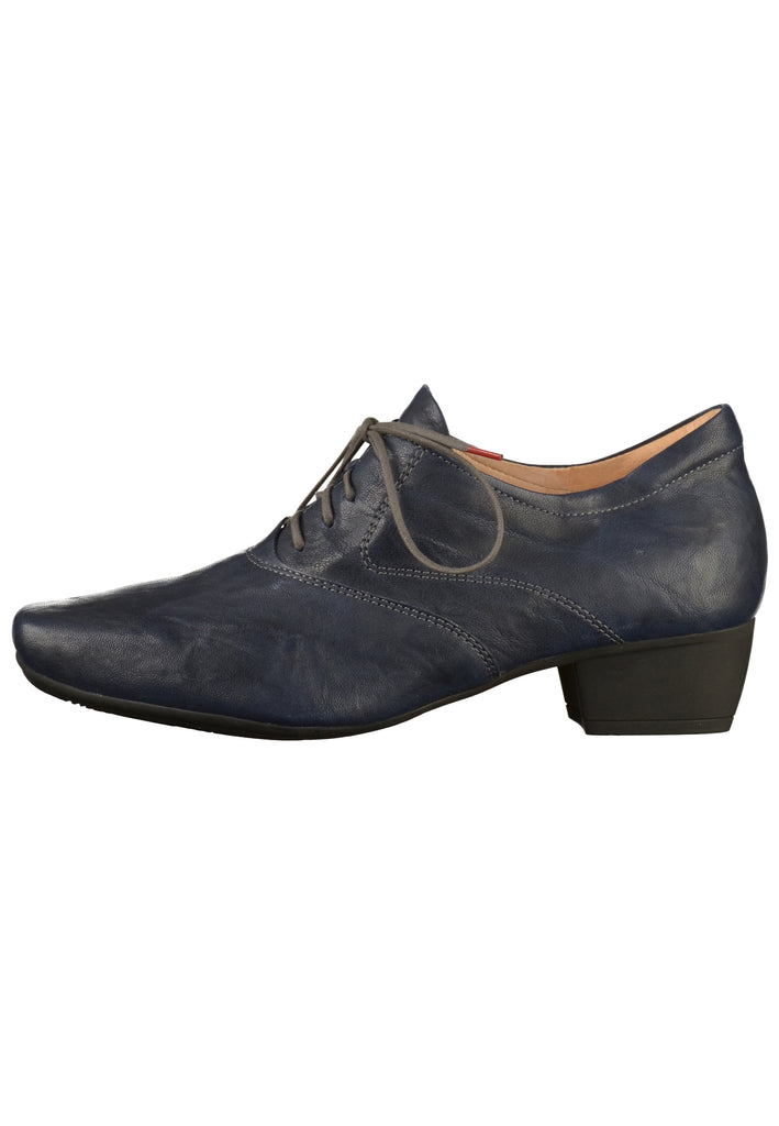 Think! Pumps Glattleder Navy - surf4shoes