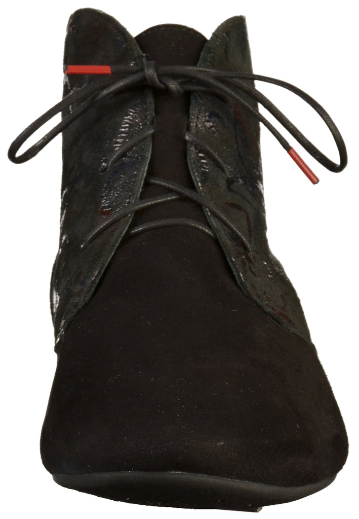 Think! Stiefelette Veloursleder Schwarz - surf4shoes