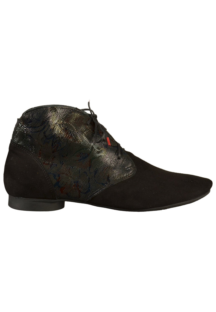 Think! Stiefelette Veloursleder Schwarz - surf4shoes