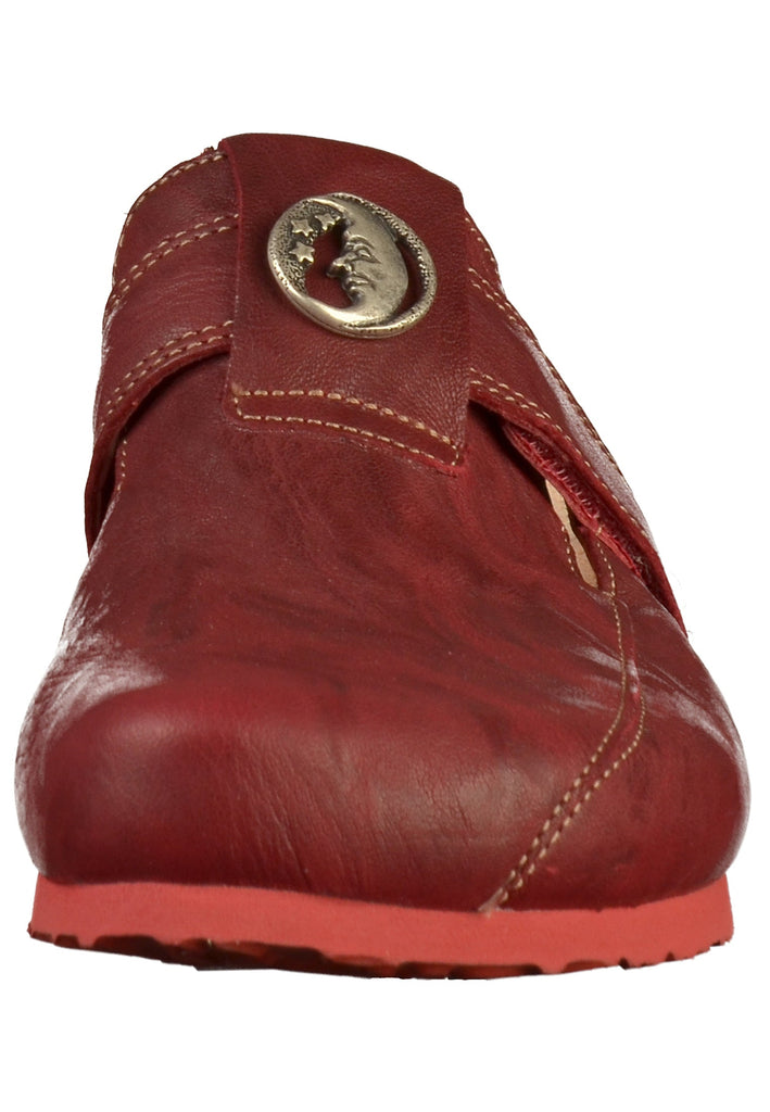 Think! Clogs Leder Rot - surf4shoes