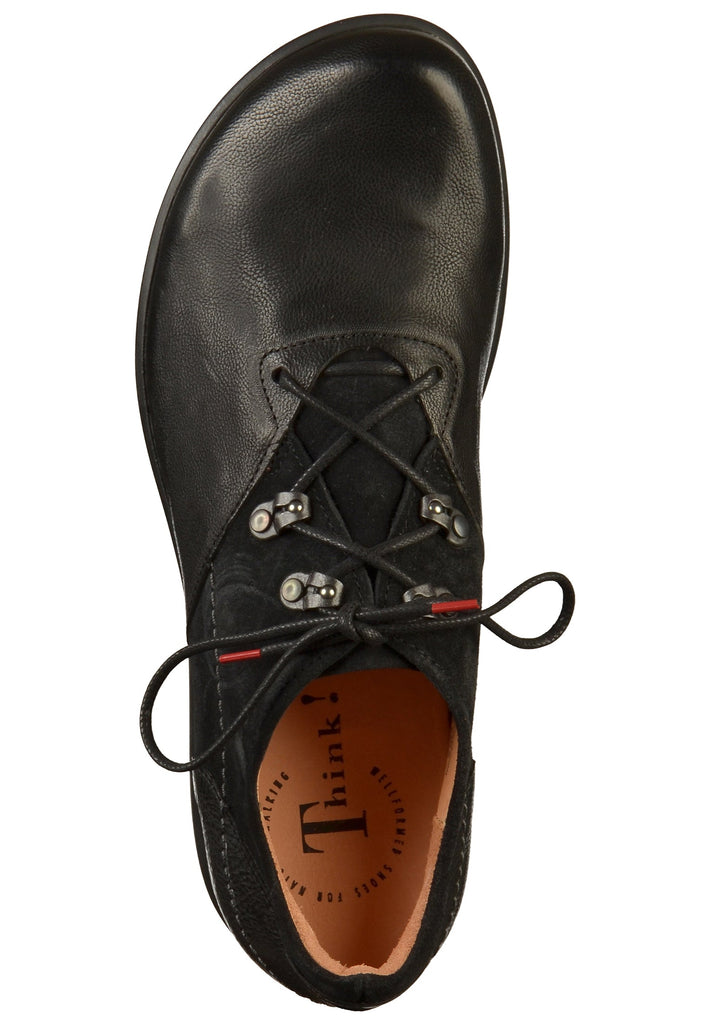 Think! Halbschuhe Leder Schwarz - surf4shoes