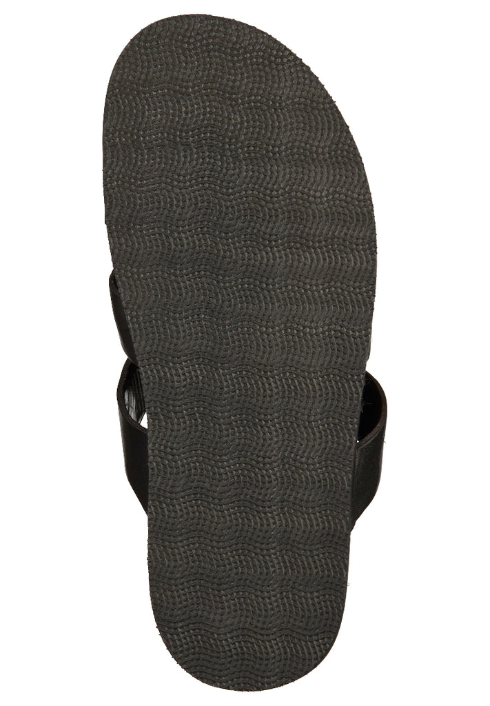 Dockers Pantoletten Leder Schwarz - surf4shoes