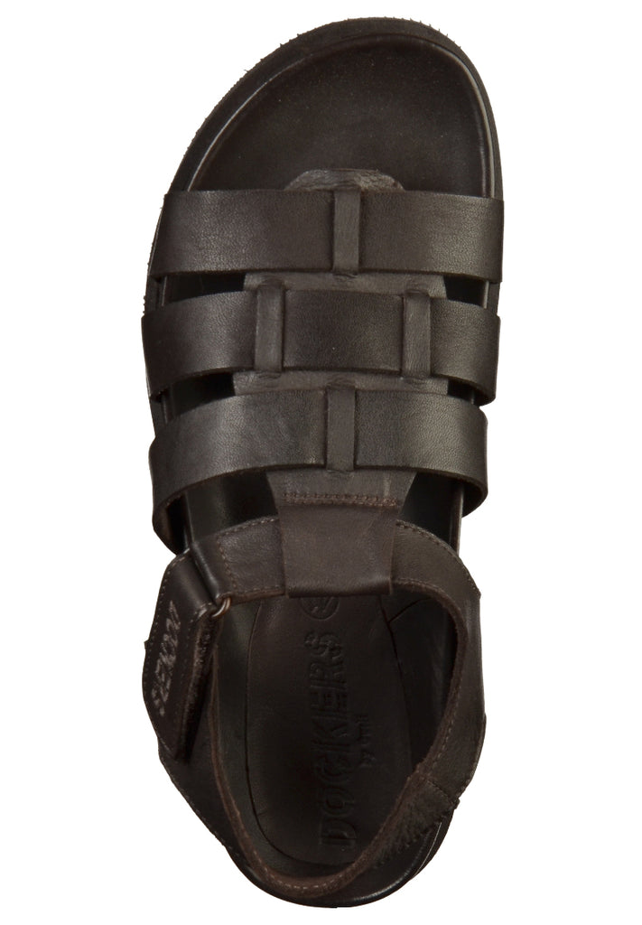 Dockers Sandalen Leder Braun - surf4shoes
