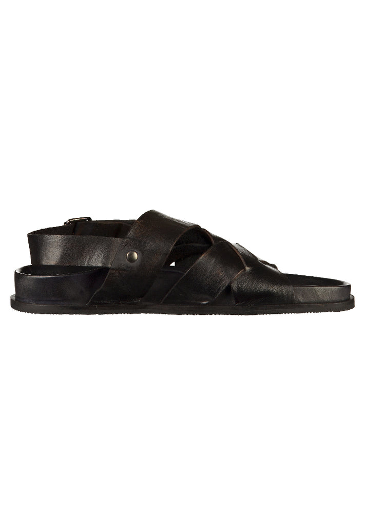 Dockers Sandalen Leder Schwarz - surf4shoes