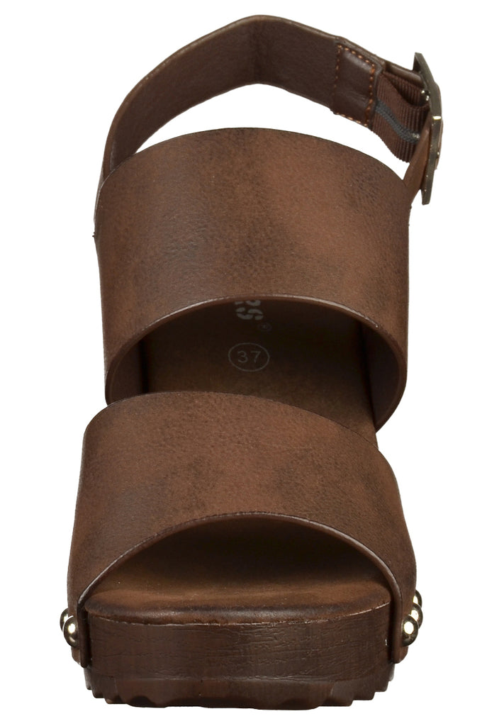 Dockers Sandalen Lederimitat Cafe - surf4shoes