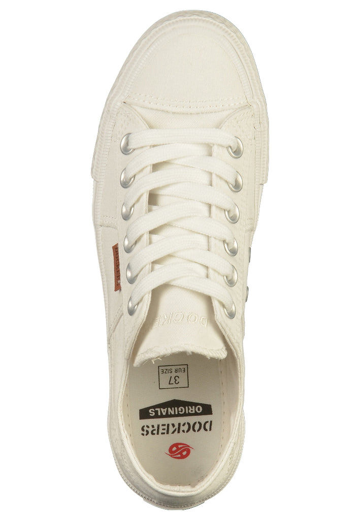Dockers Sneaker Canvas Weiß - surf4shoes
