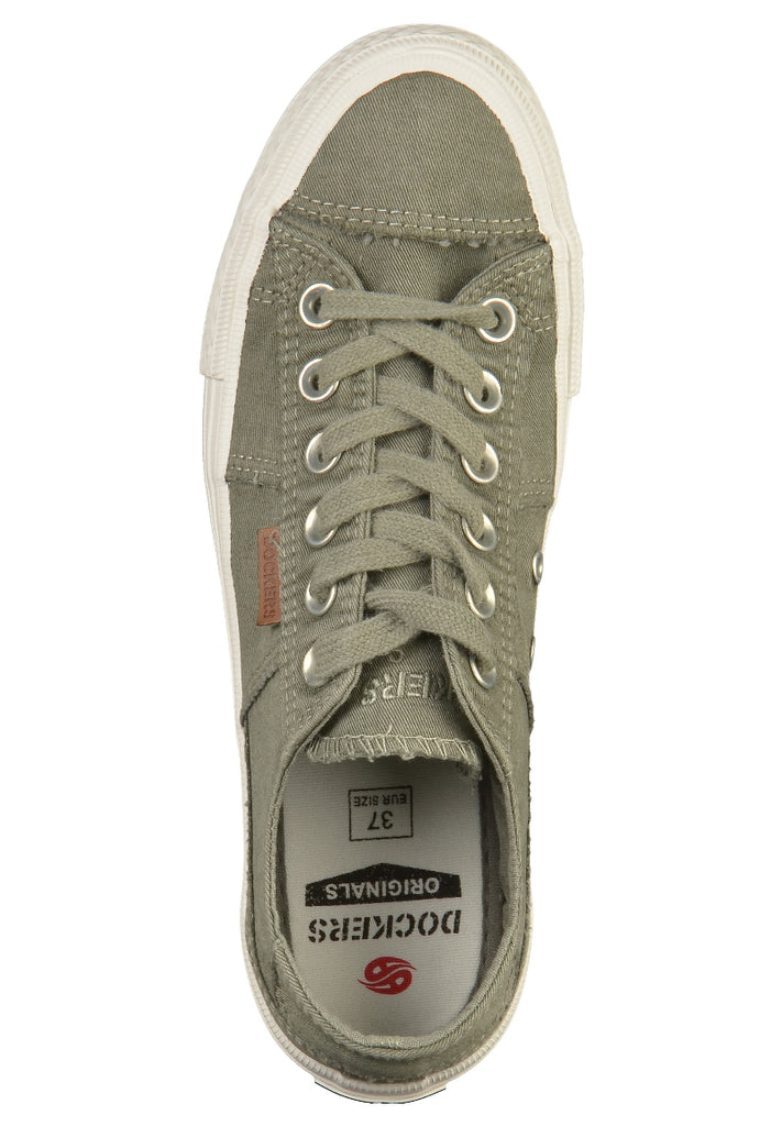 Dockers Sneaker Canvas Khaki - surf4shoes