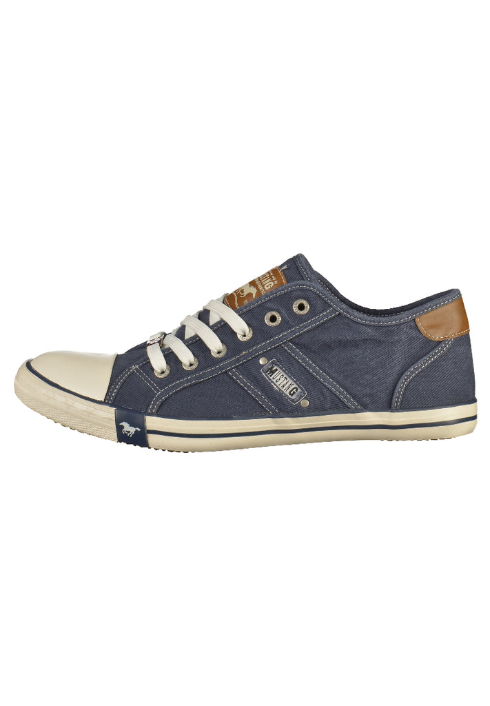 Mustang Sneaker Canvas Dunkelblau - surf4shoes