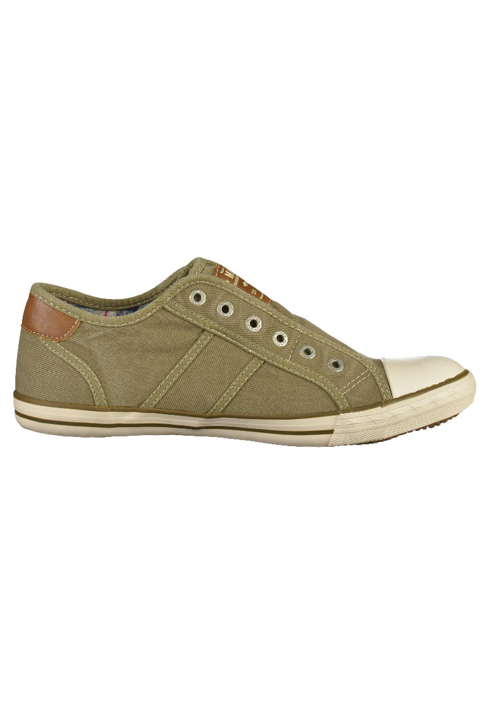 Mustang Sneaker Canvas Khaki - surf4shoes