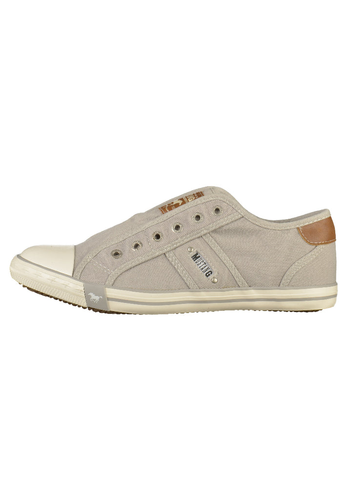 Mustang Sneaker Canvas Grau - surf4shoes