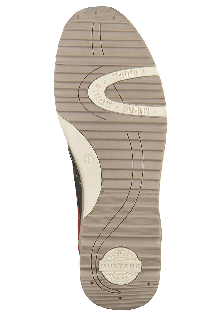 Mustang Sneaker Lederimitat Dunkelgrau - surf4shoes