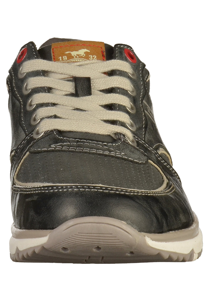 Mustang Sneaker Lederimitat Dunkelgrau - surf4shoes