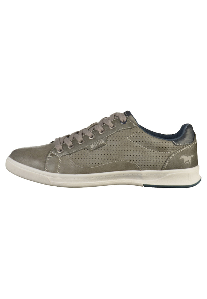 Mustang Sneaker Lederimitat Dunkelgrau - surf4shoes
